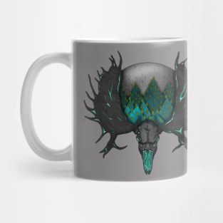 Moose Skull And Moon Mug